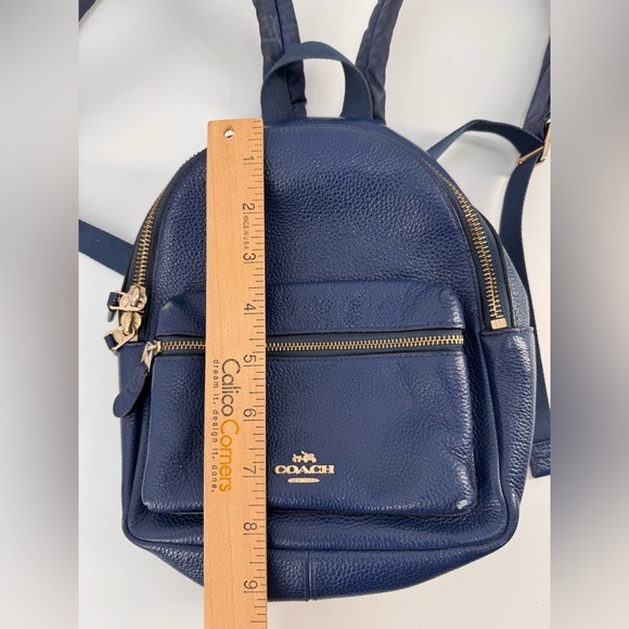 Coach Blue Leather Womens Backpack main image 5